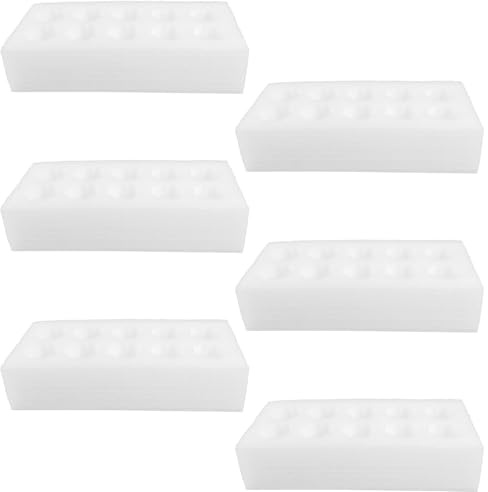 Zerodeko Portable Shatter-Proof Egg Holder Tray with Lid and Bottom for 6-Pack Egg Protective Storage Container for Medium and Large Chicken Eggs