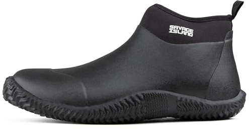 Savage Island Slip-on Ankle Neoprene Lined All Weather Outdoor Gardening Boots