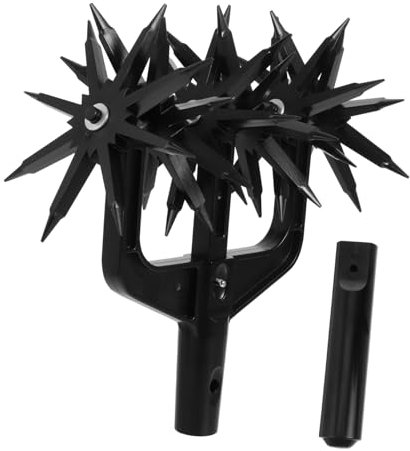 YARNOW Escarificador Manual Cultivador Rotativo para Herramienta De Jardinería para Césped Diseño Extraíble Aflojar y Mezclar Jardín