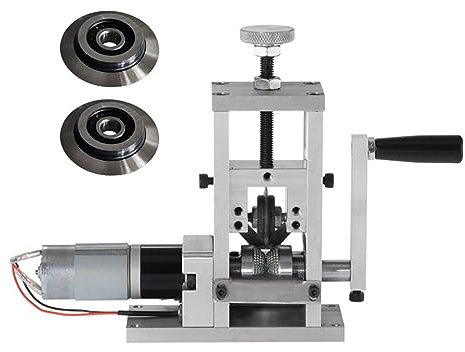 Máquina peladora de Cables, máquina peladora de Cables eléctrica, peladora de Cables automática, peladora Manual con manivela, Herramienta de Reciclaje para pelar Cables de Cobre (Color: elé