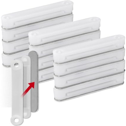 EASYmaxx Insect Protect magneter för limning för insektsgaller | självhäftande magnetiska plattor | 12 magneter självhäftande för insektsnät fönster | myggnätmagnet