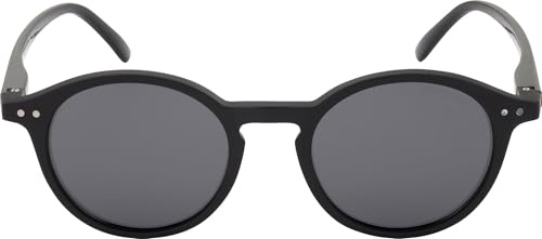 Cressi Glance Sunglasses Black Logo/Black Lens - Occhiali Sportivi da Sole Unisex Polarizzati Ideali per Ambienti Marini e Acquatici, Montatura PC Nero, Lenti TAC Nero