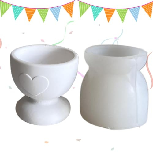 Molde para huevera de silicona – Soporte antiadherente de silicona 6 x 6 cm 2,36 x 2,36 pulgadas | Molde para colada con resina alimentaria, producción de jabón, creación de , conservación de