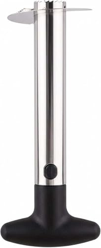 DIOXSTAR Metal Pineapple Corer Kitchen Tool, Fruit Slicer, Ergonomic Non-Slip T-Handle, Easy to Use & Clean, Long Lasting, Compact & Lightweight, Perfect for Fruit Lovers