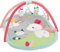 Fehn 3-D activity blanket play arch Aiko & Yuki - coperta per gattonare con 5 giocattoli rimovibili da afferrare - coperta da gioco per neonati e bambini da 0+ mesi - regalo di nascita