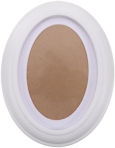 Picture Fram - Cornice portafoto ovale in legno da 17,8 cm, decorazione da appendere alla parete