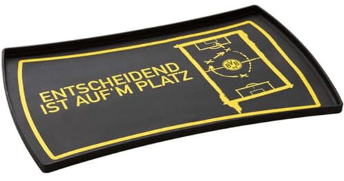 HUNTER Napfunterlage BVB 48 x 30 cm, Schwarz/Gelb