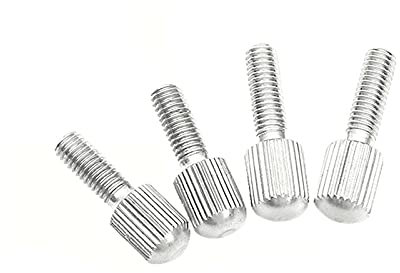 M2-m6 Rändelschrauben mit kleinem Kopf Rändelschraube, M2 (5 Stück), 6mm
