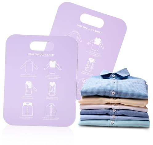 VICASKY Folding Board for Shirt and Convenient Clothes Board, Sturdy PP Material Anti-Wrinkle Function, Lightweight and Portable for Home Laundry Use