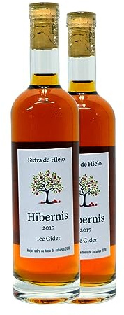 Sidra Martinez Sopeña Hibernis Sidra de Hielo Media Botella 37 cl (Caja de 2 Media Botella de 37 cl)