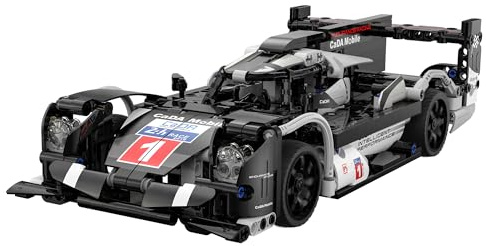 CaDA Ferngesteuertes Sportauto-Bauset, STEM-Kratz-Programmierung, RC-Spielzeug für 8–12 Jahre alte Jungen und Mädchen, cooles Baustein-Set, Geschenke für Teenager, Erwachsene, Autofans (GT Sportwagen)