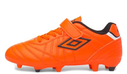UMBRO Speciali Liga Firm Ground Jnr Football Boot Orange