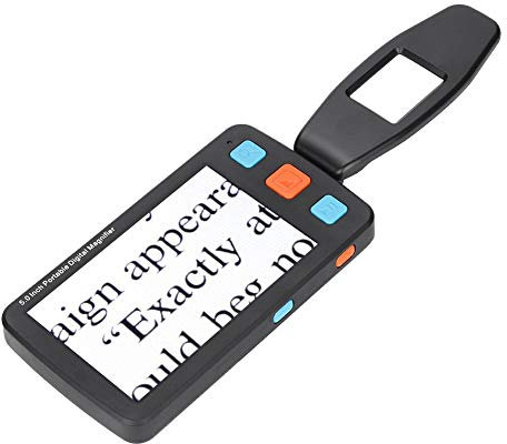 Ausilio for la visione elettronico portatile, Lente d'ingrandimento digitale for ausilio visivo HD Ausilio for la lettura digitale portatile Ausilio for la lettura elettronico con impugnatura pieghevo