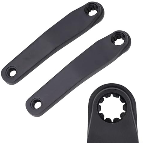 Snowchecking Kurbelgarnitur, Kurbelarme, 1 Paar 170 mm Zentralmotorkurbel für BNI ISIS Motorkurbel für Bafang für Bosch für E-Bike (für ISIS)