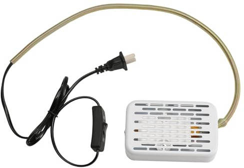Vocdikficy Chauffage de Cage à Oiseaux Simulant L'Éclairage de l'environnement Naturel, Lampe Chauffante, Lumière Chauffante Anti-Morsure pour Perroquets et Perroquets
