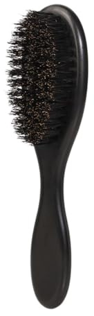 Haarbürste mit Wildschweinborsten, Glättungsbürste für kurze Haare, weiche Glättung, Fellpflege, Holzkamm, Reisetasche und Spa-Stirnband, Friseurzubehör für Männer und