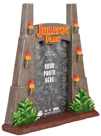 Grupo Erik Jurassic Park Bilderrahmen Rahmen 10x15 Merh Geschenke | Fotorahmen Bilderhalter Rahmen - Ofizieller Jurassic Park Deko Fanartikel