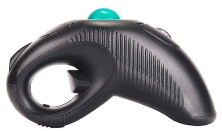 CLISPEED Souris sans Fil Trackball Portable Ergonomique Contrôle Au Pouce USB pour Gaucher et Droitier Soulage Fatigue Main Laptop