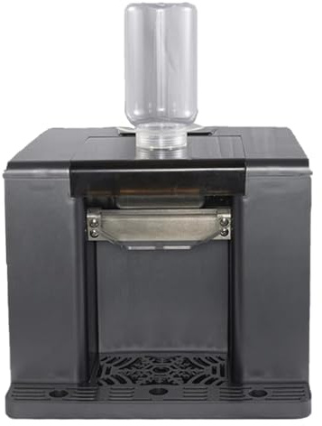 MINEYCHCEY Macchina per Ghiaccio a Fiocchi di Neve Automatica, Tritaghiaccio Elettrico, Macchina per Frullati, 60 kg/Giorno, per Food Truck, Ristoranti, Negozi di tè al Latte, Uso Domestico Black