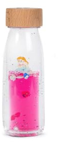 Botella sensorial Sirena brillante flotante - PEQUEÑO BOUM
