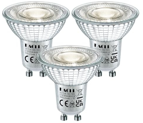EACLL Klass A Högeffektiva GU10 LED-lampor, 2.7W 4000K Neutralvit, 3-pack