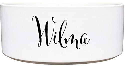 Cadouri Keramik Hundenapf ︎ personalisiert ︎ mit Name deines Hundes┊Futternapf Wassernapf - 1.300 ml