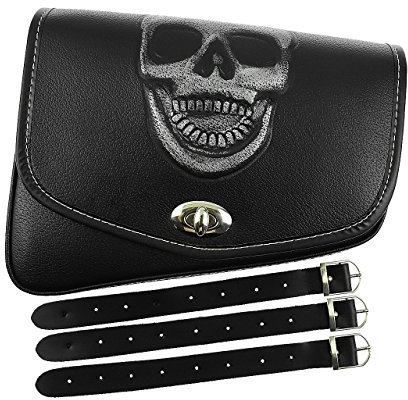 HDBUBALUS Motorrad-Werkzeugtasche aus Leder, zur Aufbewahrung, Satteltasche, rechte Seite, für Harley Sportster XL883 XL1200