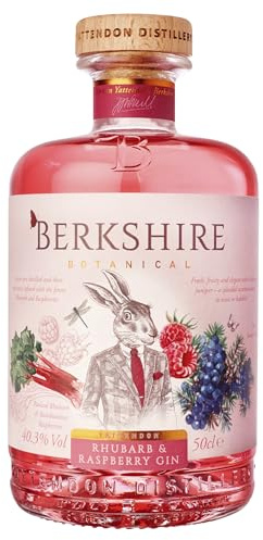 Berkshire Botanical Rhubarb and Raspberry Gin, 50 cl