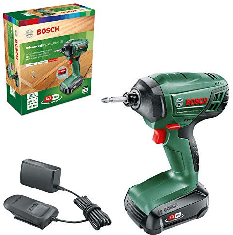 Bosch Cordless Combi Drill AdvancedImpactDrive 18 (1x Battery, 18 Volt System, in Carton Packaging)