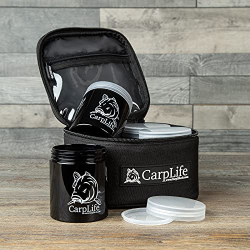 CarpLife Hook Bait Pot Kit/CarpLife Glug Pot Kit - Glug Tub Kit - Hook Bait Tub Kit - Carp Fishing