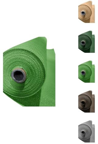 Jardin202 - Malla de Ocultación 120 g/m2 | Ocultación y Privacidad para su Terraza o Jardín | Seleccione Medida y Color | 1 x 10 Metros (Verde)