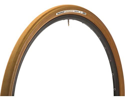 Panaracer Gravel King Slick Color Edition Tubeless kompatibler Gravel Reifen Ingwer/Braun, 700 x 38c, PA700GKCESL38BRC