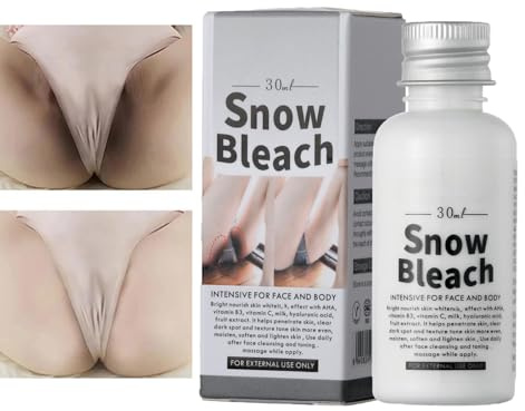 Hautaufhellungscreme, Bleichcreme Für Den Intimbereich, Aufhellungscreme Für Dunkle Haut, Serum Zur Korrektur Dunkler Flecken Für Achselhöhlen, Hals, Knie, Innenschenkel, Bikinizone (30ml)