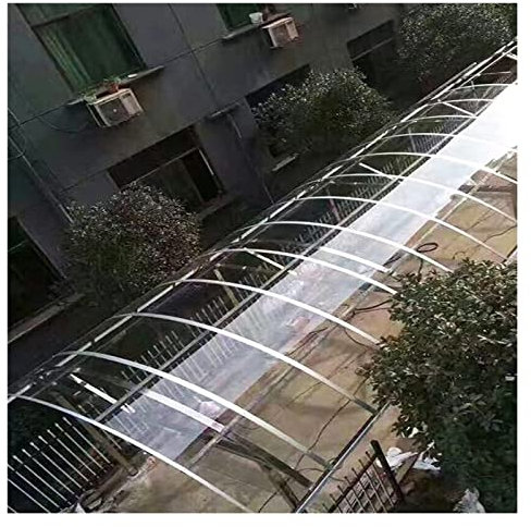 Durchsichtige Acrylplatte Polycarbonat-Kunststoffplatte, Schlagfeste, Bruchsichere PC-Ausdauerplatte, 1,5 Mm Dicke Transparente Sonnenlichtplatten for Den Garten Im Freien (Color : Clear-1.5mm, Size