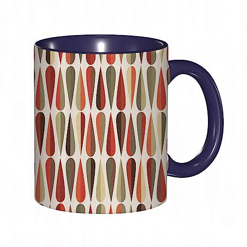 RFSHOP Tazza da caffè con stampa personalizzata 325 ml tazza da tè in ceramica con manico per casa ufficio Natale compleanno