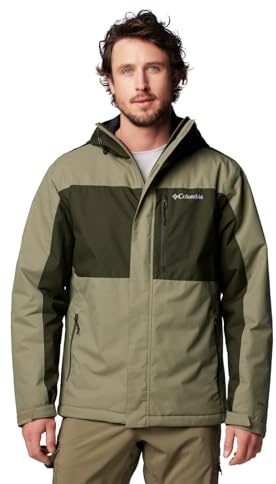 Columbia Men's Tipton Peak III Insulated Jacket, Stone Green/Greenscape, Small