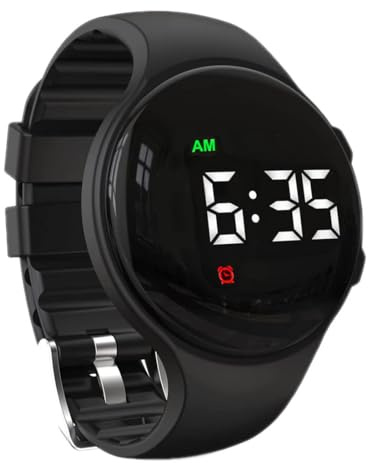 e-vibra Vibrating Alarm Reminder Watch Silent Wake Up Watch - with Multiple Alarms (Black)