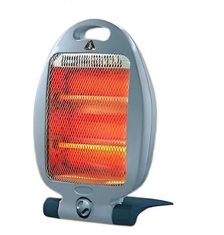 Aspect Halogen Heater - Electric Heater with 3 Heat Setting - Silent Overheat & Tip-Over Protected Room Heaters - Ideal for Home 2 light (800 Watts)