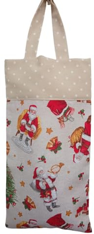 Bolsa de pan de tela (Navidad)