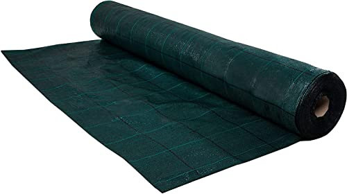 Ogrodzenia Wiklinowe 40 m² (25m x 1,6m) Gartenvlies gegen Unkraut Grün – Unkrautvlies 100g/m² - Hohe UV-Stabilisierung - Unkrautfolie Wasserdurchlässig - Unkrautschutzfolie für Garten