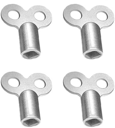 WeddHuis 4 Pezzi Valvola di Sfiato per Tutti i Radiatori Valvola di Sfiato, robusto, riduzione del rumore, Valvola di Sfiato