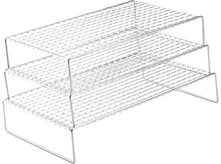 FytStycale 3 Griglie di Raffreddamento, Griglia per Cottura, Griglia per Pizza Antiaderente a 3 Livelli, Griglia per Pizza