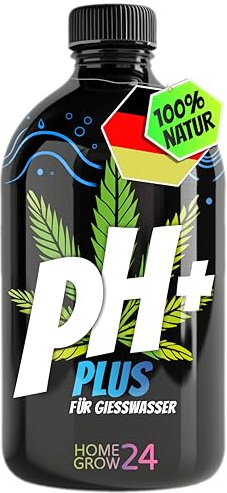 HOMEGROW24 PH Plus 500 ml, organischer pH-Wert Heber, für optimales Pflanzenwachstum und Nährstoffverarbeitung, ohne aggressive Chemikalien