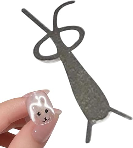 Uhngw Aimant pour Onglerie - Magnétique Pour Vernis À Ongles Gel | Stylo Magnétique Manucure Portable pour Femmes, Filles, Débutants et Cadeau