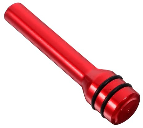 CHICAMPERA Car Door Lock Knob Aluminum Alloy Red Universal Vehicle Interior Door Pin Lock for Cars Trucks and Pickups Decor Accessory