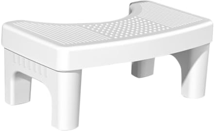 LRXIYODE Tabouret Wc Antidérapant Rehausseur Toilette pour Adultes et Garçon Fille Marchepied Salle de Bain Stable et Robuste avec Structure Épaissie pour Confort et Sécurité