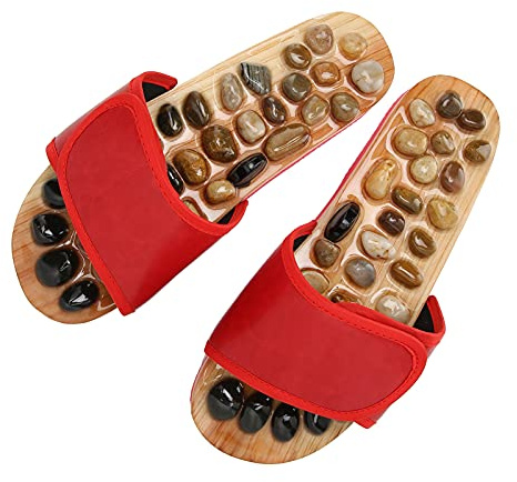 Nikou Acuprure Slippers, Foot Massager Shoes for Str Relief and Relaxation, Reflexology Tool, Size 39/40, Acupoint Stimulation, Therapy Slippers