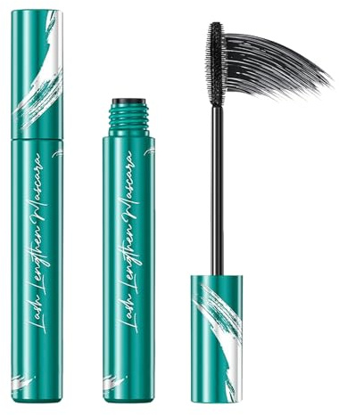 KOSLEOW Mascara Professionnel Volume et Longueur, Mascara Waterproof Noir, Effet Faux Cils, Formule Anti-Trace et Anti-Groupage, 10 ml