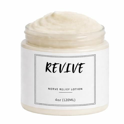 SDUQULK Revive Nerve Cream with Magnesium - Revive Care Neuropathy Lotion with Menthol, Arnica & Aloe, Non-Greasy Fast Absorbing, for Hands & Feet, Back & Neck (1)