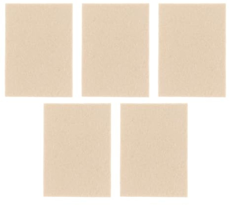 Hohopeti 5 Espátulas de Lana Beige sin Rayaduras Tamaño 4x2,8x0,4 Pulgadas para Envoltura de Vinilo Automotriz Ideales para Tintado de Vidrios y Calcomanías